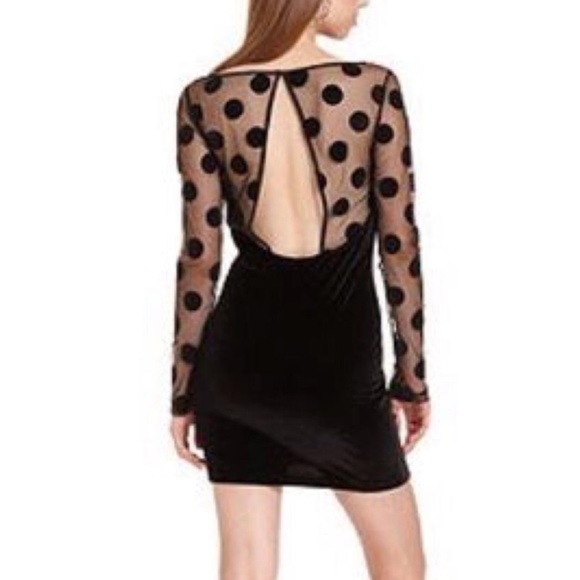 bcbg black velvet dress